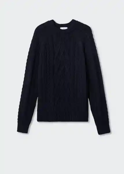 Saco Jersey Links Navy Talla L Hombre Mango