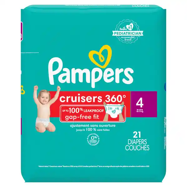 Pampers Cruisers 360 Fit Pañales Etapa 6