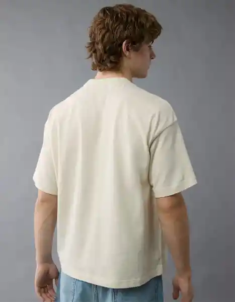 Camiseta Hombre Blanco Talla: MEDIUM 4487106 American Eagle