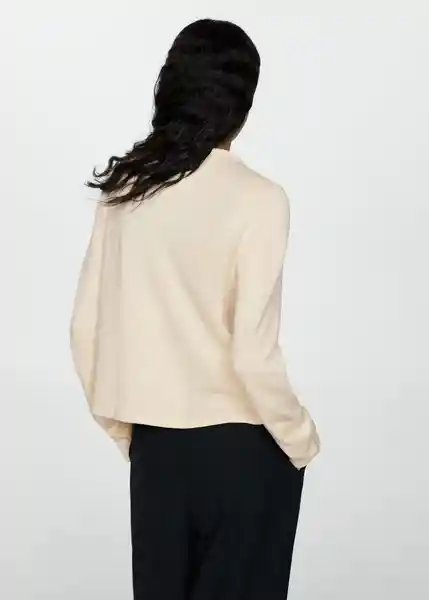 Cárdigan Eliot Crudo Talla S Mujer Mango