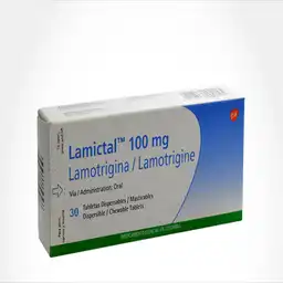 Lamictal (100 mg) 30 Tabletas