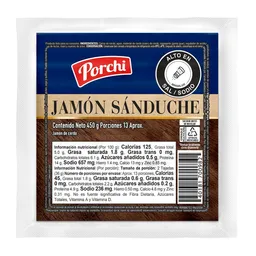 Jamón Sanduche Porchi