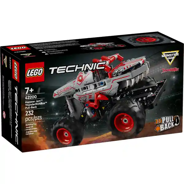 Set Construcción Monster Jam Thunderroarus Con Motor Carga Lego