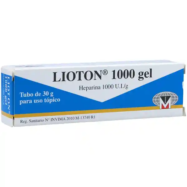 Lioton Antitrombótico en Gel Tópico