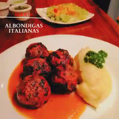 Res: Albondigas Italianas