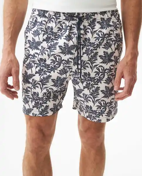 Bermuda Flower Duotone Crudo Porcelana Claro Talla M Chevignon