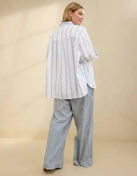 Camiseta Aerie Azul Talla: MEDIUM 3846417 American Eagle