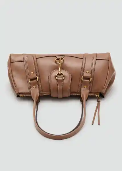 Bolso M Amazona Caramelo Talla 99 Mujer Mango