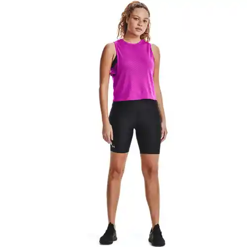 Under Armour Short Licra Bike Entrenamiento Mujer Negro T 8.5