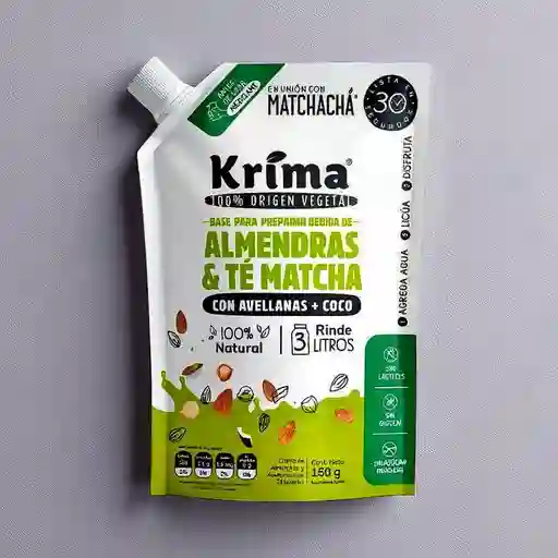 Base Almendras y Te Matcha