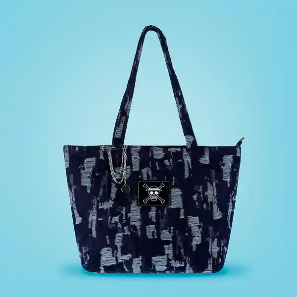 Bolso Tote Maxi Tipo Denim Serie One Piece Miniso