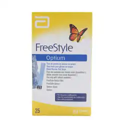 Optium Freestyle Tiras Reactivas X 25 Und