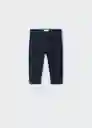 Pantalón Chino5 Navy Talla 70 Niños Mango