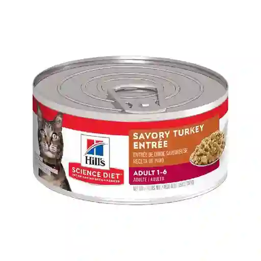 Hills Alimento Para Gato Adult Turkey 5.5 Oz