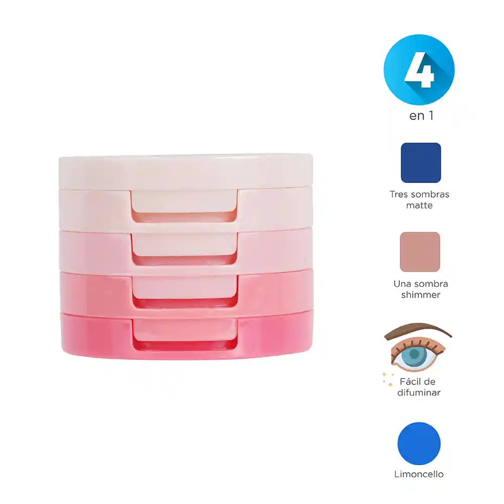 Set Sombra Para Ojos Glam Limoncello 03 Miniso