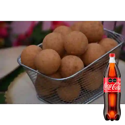 Combo 25 Buñuelitos Cóctel +cocacola Orig 1.5 Lt