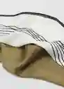 Pack Pañuelo Rhombus Khaki Talla 99 Mujer Mango