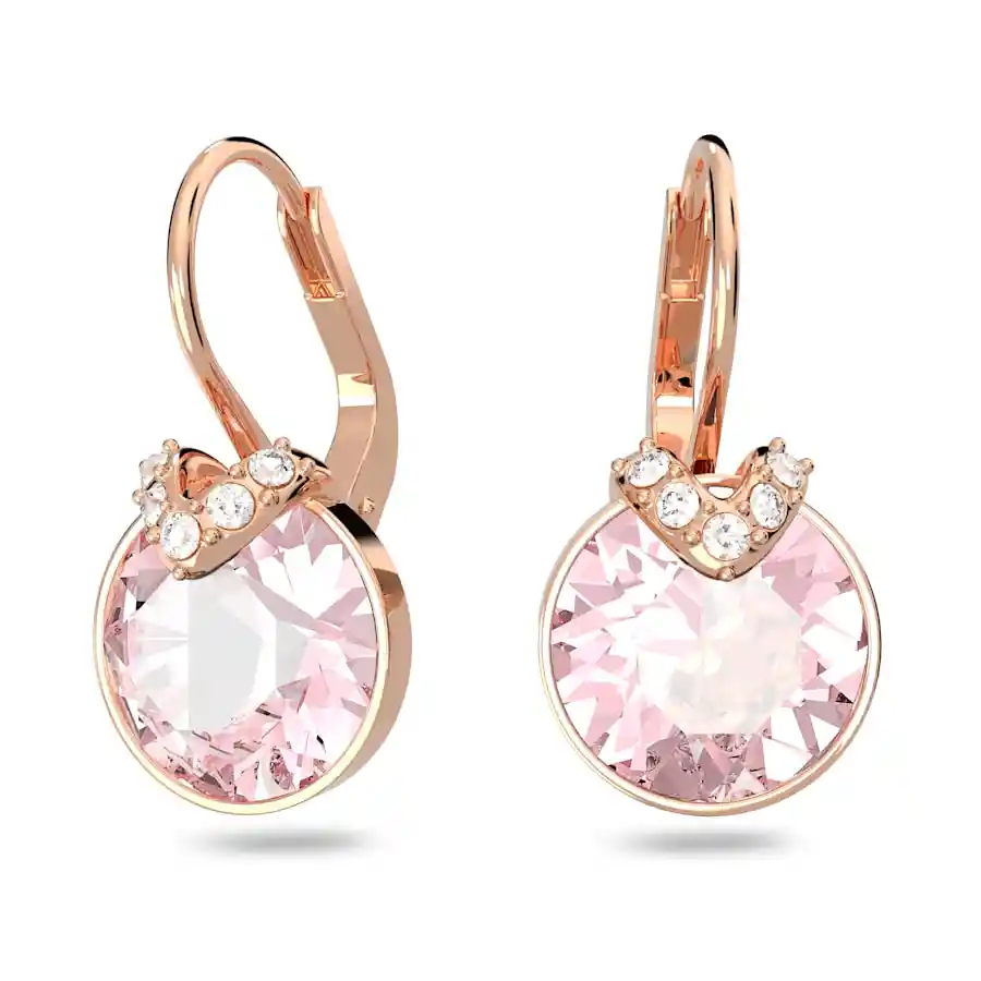 Aretes Bella V Oro rosa 5662114 Swarovski