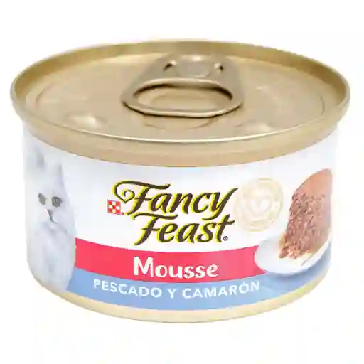 Fancy Feast Alimento Húmedo Gato Mousse Pescado y Camarón