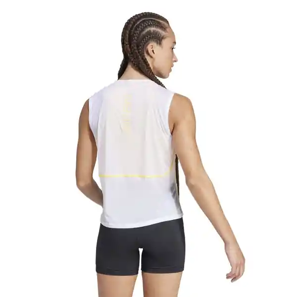 Adidas Camiseta Az L Muscle T Para Mujer Blanco Talla M