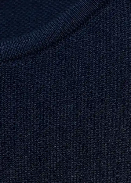 Vestido Rayado Navy Talla S Mujer Mango
