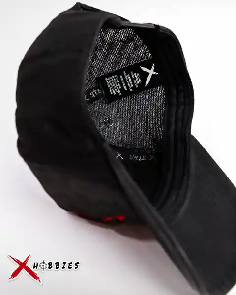 Gorra la Equis Malla Abierta Negro