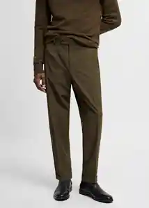 Pantalón Boston Khaki Talla 42 Hombre Mango