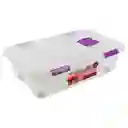 Great Plastic Caja Bajo Cama Con Ruedas 33 L 2440