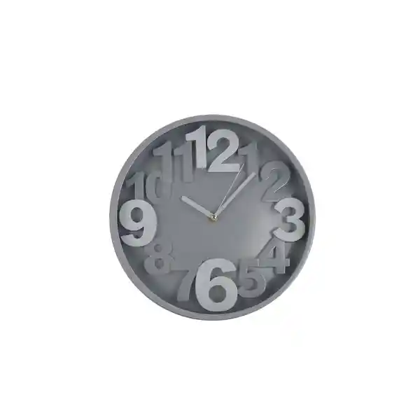 Krea Reloj Decorativo Números Relieve pv20