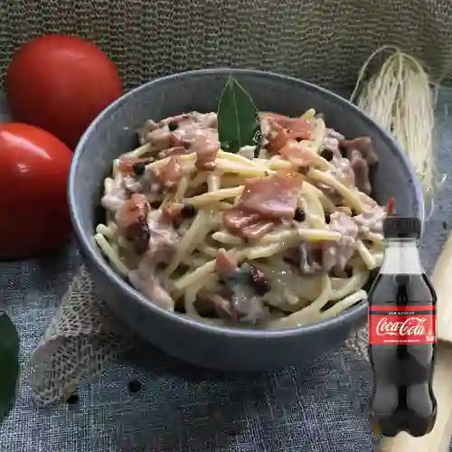 Combo Pasta Carbonara + Coca-Cola Cero 250 ml 