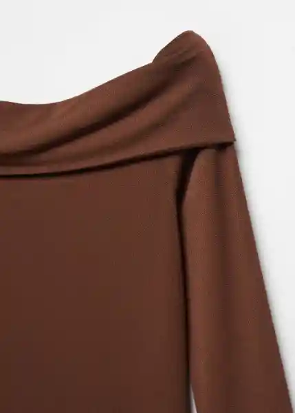 Vestido Paolo Chocolate Talla M Mujer Mango