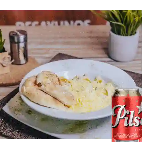 Combo Pasta Carbonara + Pilsen 355 ml