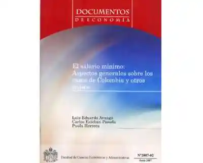 El Salario Mínimo - Luis Eduardo Arango
