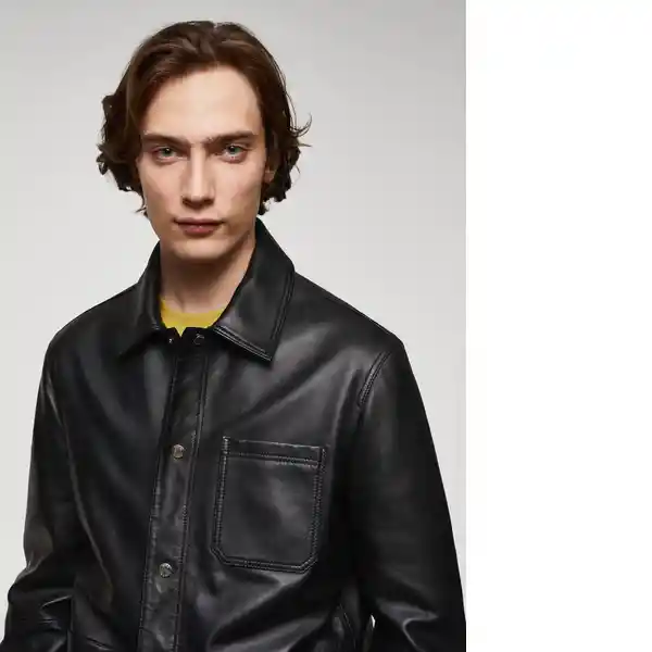 Chaqueta Cazadora Wilder Negro Talla S Hombre Mango