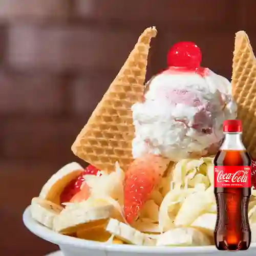 Combo Ensalada de Frutas Especial +Cocacola Orig 400ml