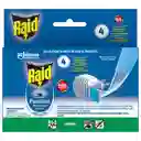 Raid Repelente en pastilla para insectos voladores unidad + 4 repuestos, 30 gr