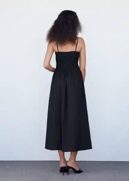 Vestido Chloe Negro Talla L Mujer Mango