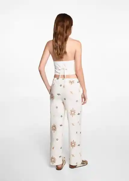 Pantalón Sunny Crudo Talla 23 Teen Niña Mango