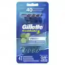 Gillette Máquina de Afeitar Prestobarba3 Fresh con Eucalipto