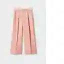 Pantalón Agnes Rosa Pastel Talla 44 Mujer Mango