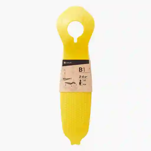 Oxelo Soporte Patineta Niño Amarillo B1