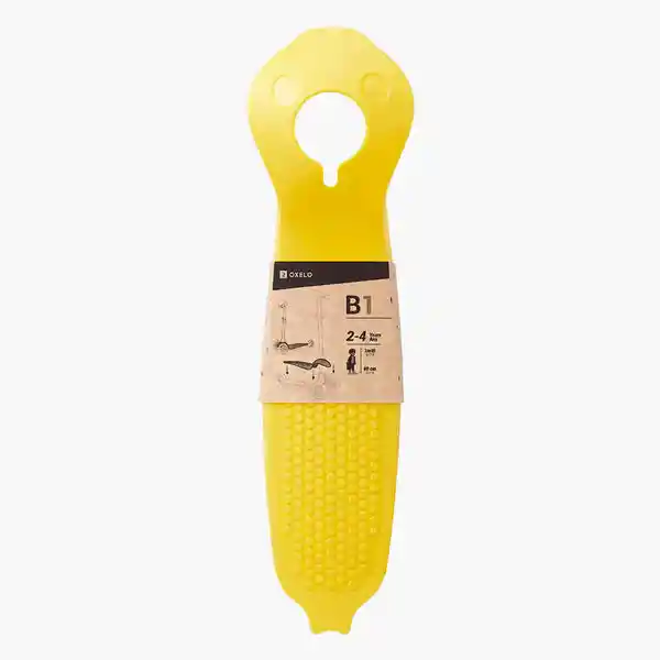Oxelo Soporte Patineta Niño Amarillo B1