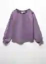 Camiseta Smocky Lavanda Talla 14 Niña Mango