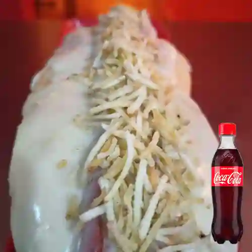 Combo Perro Suiza + Coca-Cola Sabor Original 400 ml