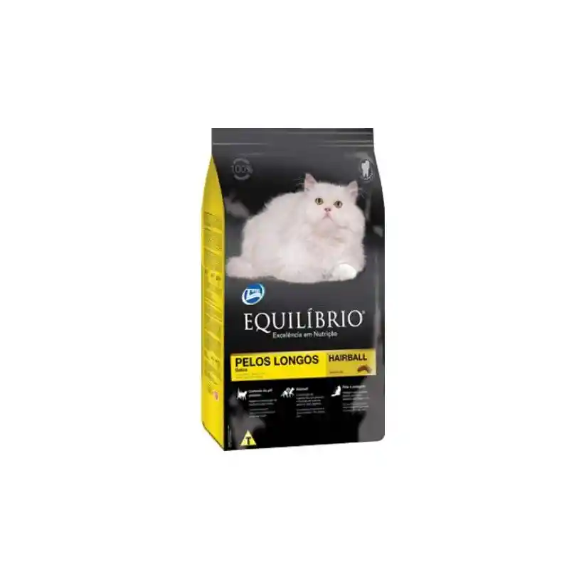 Equilíbrio Alimento Para Gato Adulto Pelos Longos 