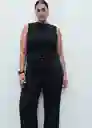 Jean Danila Tejano Negro Talla 38 Mujer Mango