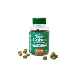 Kanu Pet Snack Liofilizado Perro Tasty Cubes Espinaca Tarro