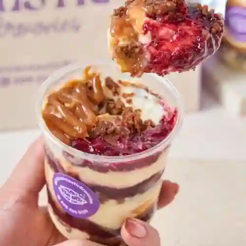 Cuchareable de cheesebrownie