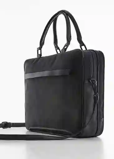 Bolso M Brasilia Negro Talla 99 Hombre Mango