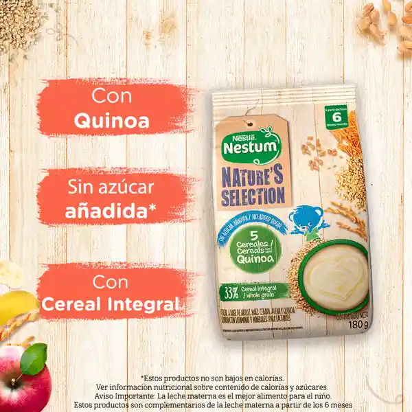 Nestum Nature's Selection 5 Cereales Con Quinoa